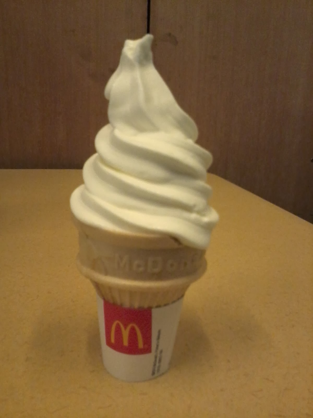 Food And Beverages McDonald's Sundae Cone