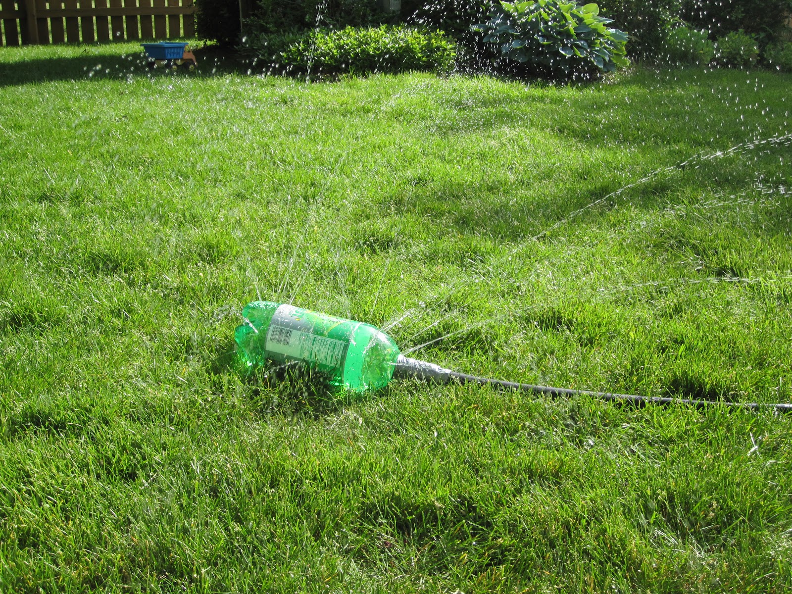 Nearly Natural Nicole Fun With Our Homemade Sprinkler