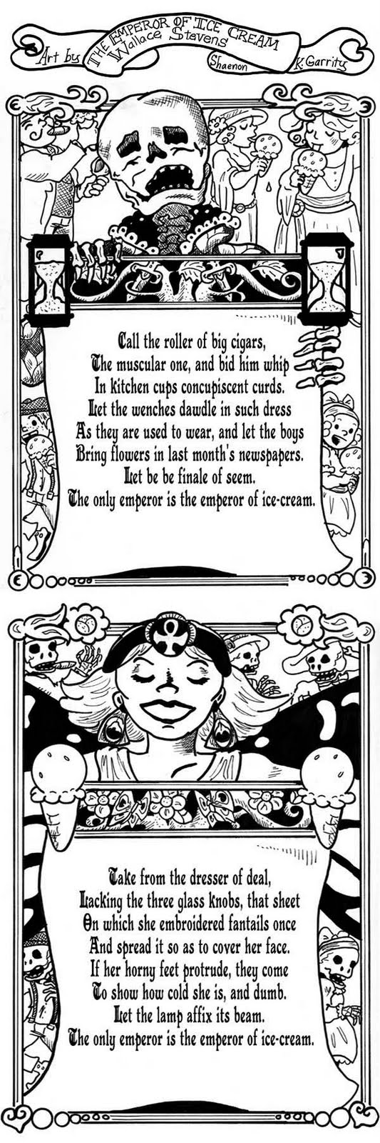 Illustrated Wallace Stevens: The Emperor of Ice Cream