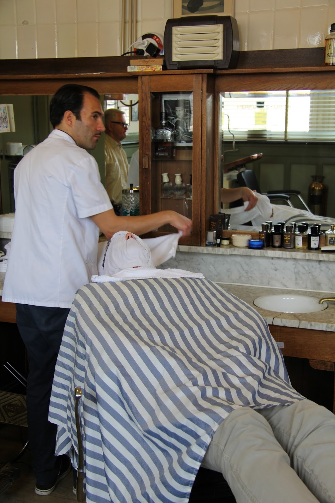 CHAD'S DRYGOODS CHAD GETS AN ITALIAN SHAVE NEW YORK