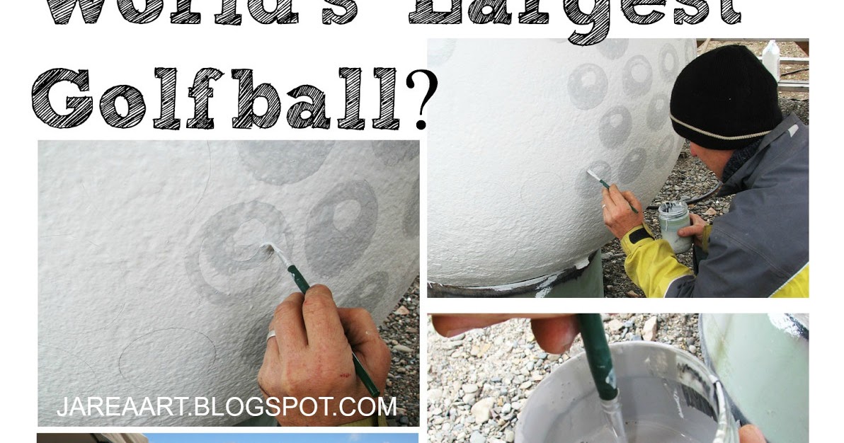 Jarea Art Studio Commission World's largest golf ball?
