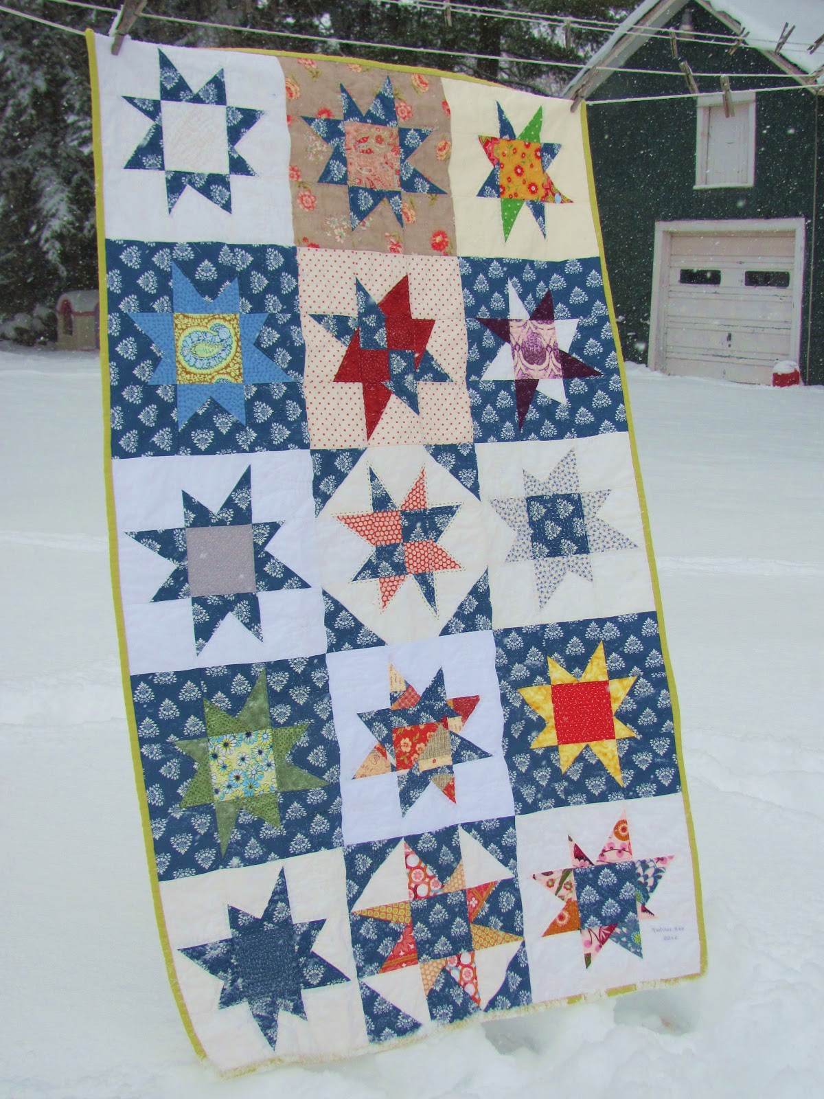 Bailey Girl Five Twitter Bee Quilt. My first Bee Quilt )