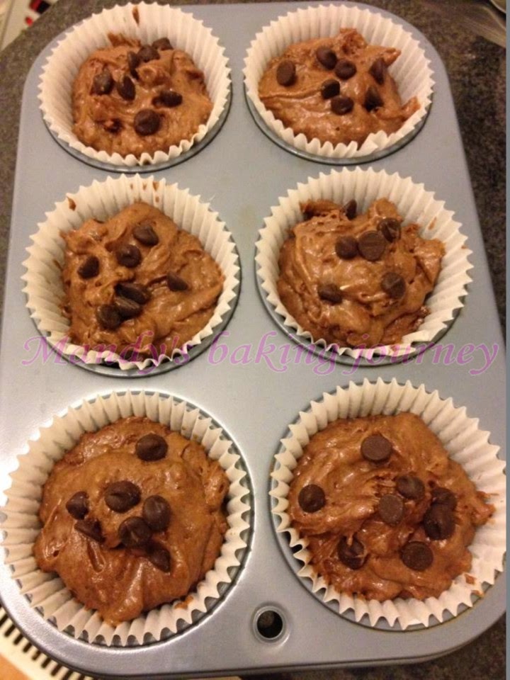 Mandy's baking journey Chocolate sour cream muffins