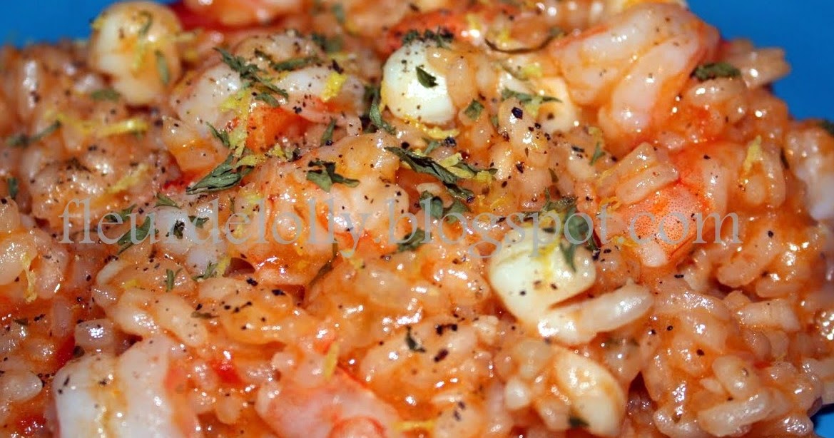 Fleur de Lolly: Shrimp and Scallop Risotto