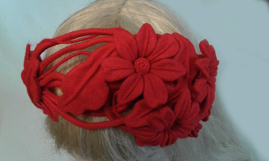 Украшение на голову Me Seduce Queen of hearts Allure, белое, OS 0T-00010586 - Me Seduce - Шляпки, ободки, заколки - Купить