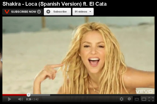 Shakira Feat El Cata Loca Song Lyrics