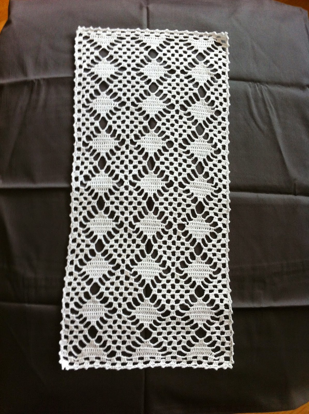 002.JPG (1195×1600) Virka löpare, Virka, Virka rund duk