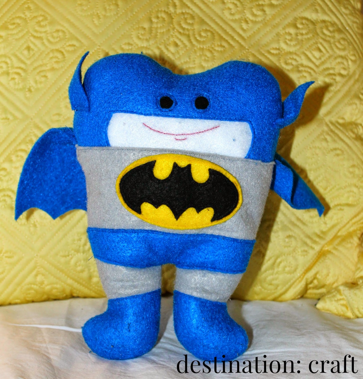 Destination Craft Batman Tooth Fairy Pillow