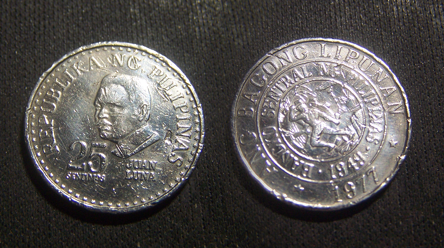 My Philippine Coins: 1977 - Ang Bagong Lipunan Series - 25c