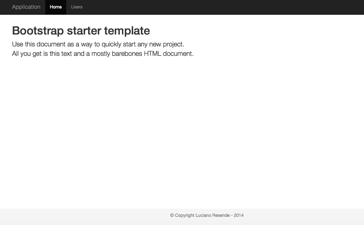 Node.js Building HTML site template using EJS and Layouts Luciano
