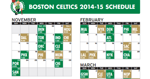 boston celtics nba playoff schedule