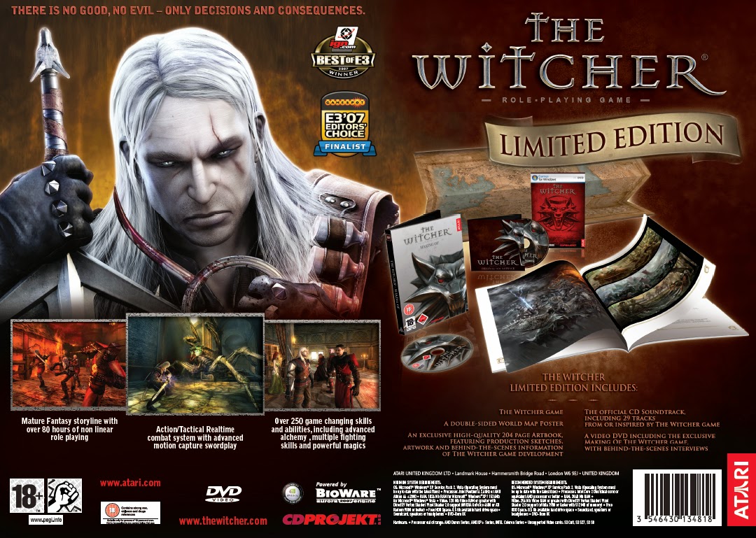 The Witcher Enhanced Edition - O Início do Jogo Clássico!!!!! [ PC