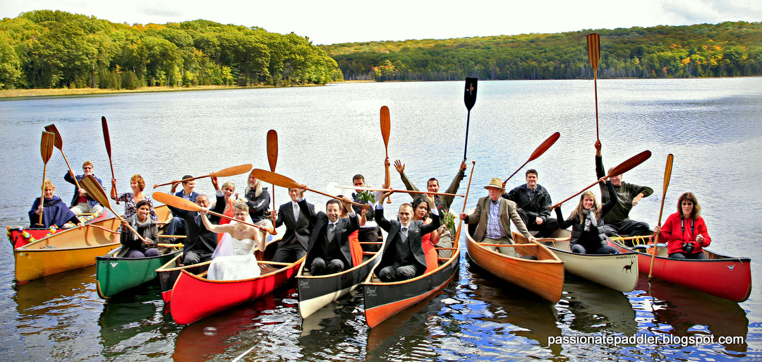 The Passionate Paddler The Canoe Wedding