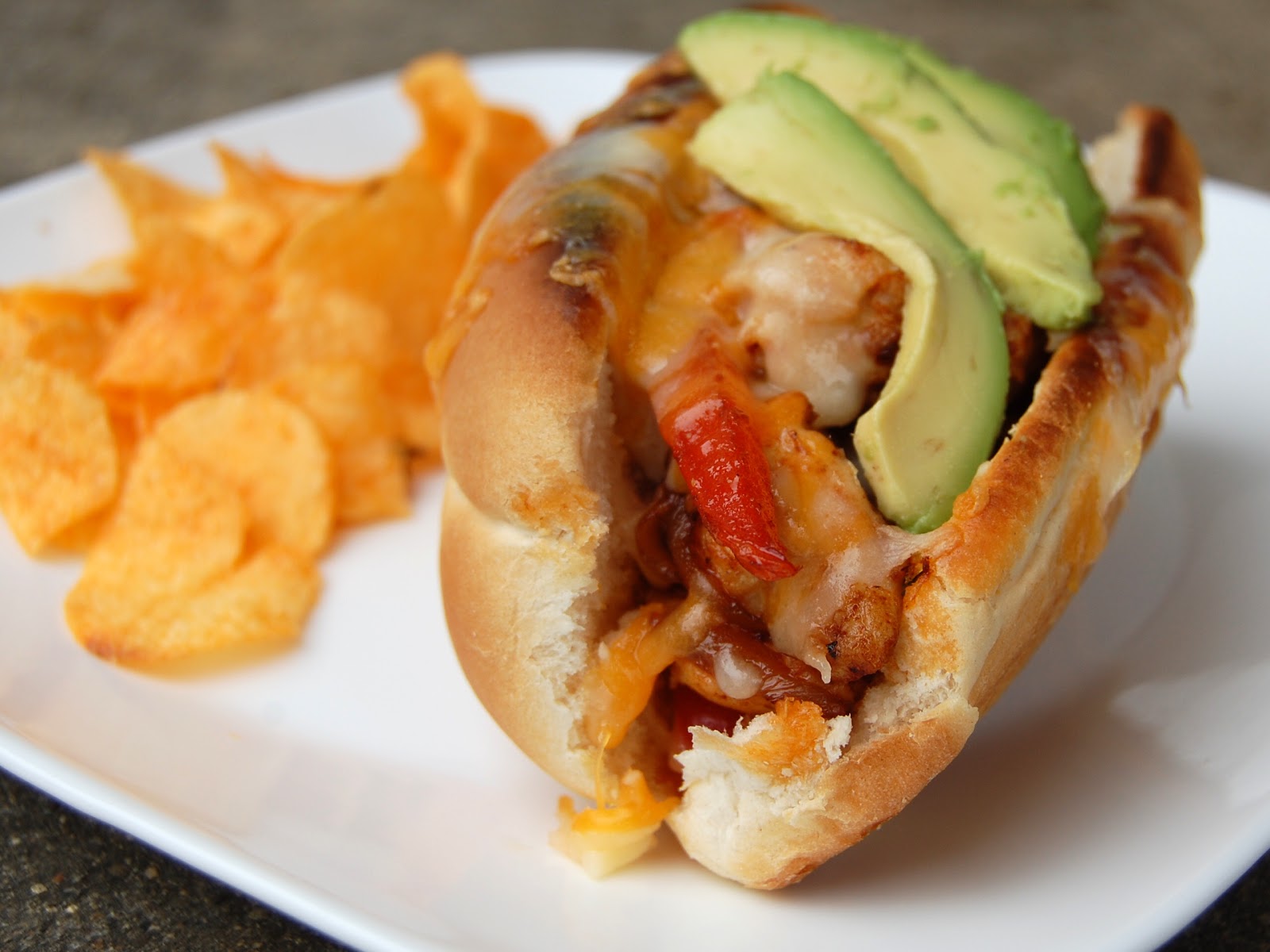 Cassie Craves Chipotle Chicken Cheesesteaks