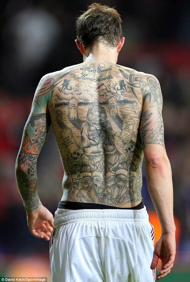 30 Best Tattoos in World Football (Gallery) | FOOTY FAIR