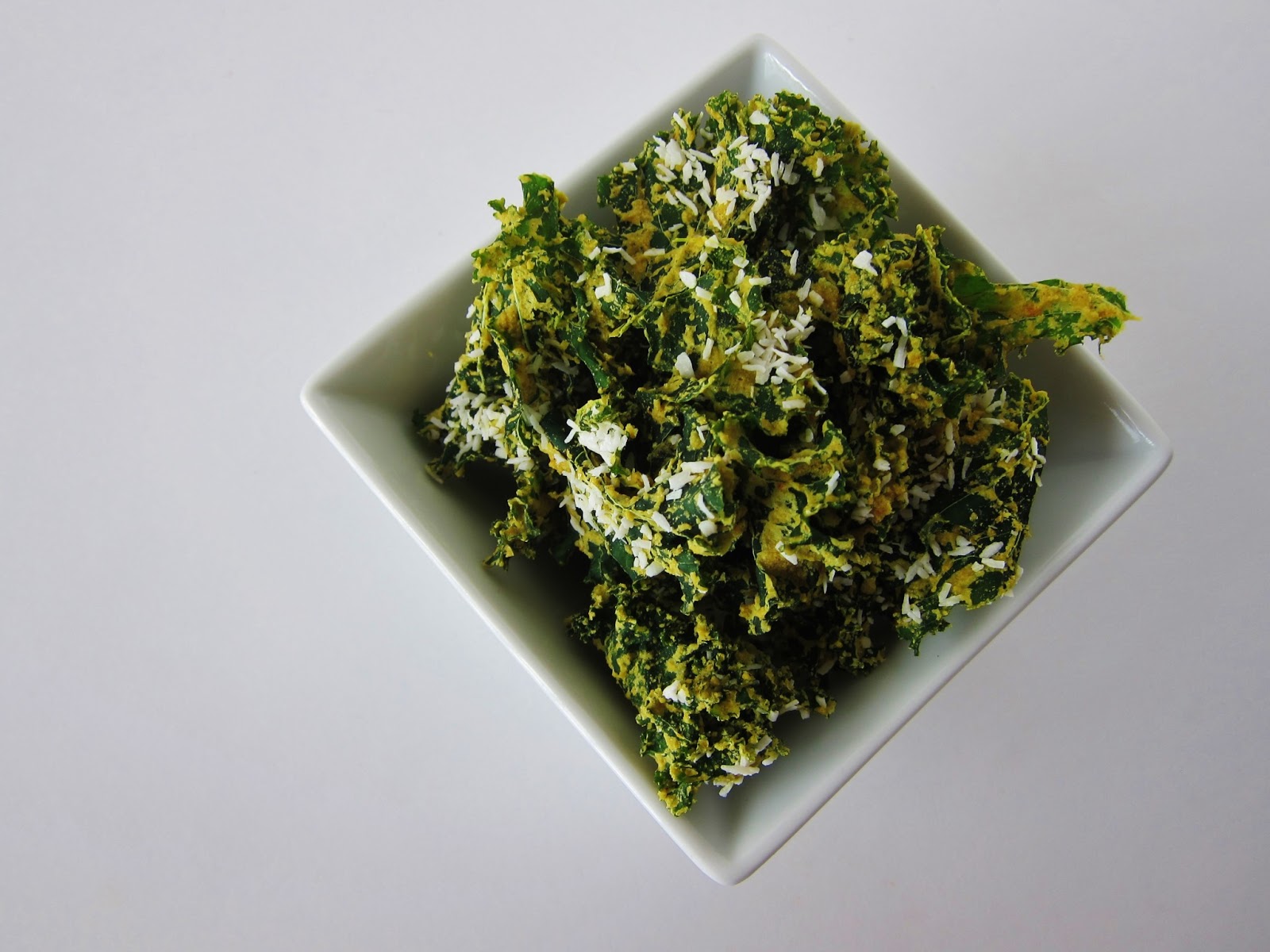 Coconut Curry Kale Chips Fragrant Vanilla Cake