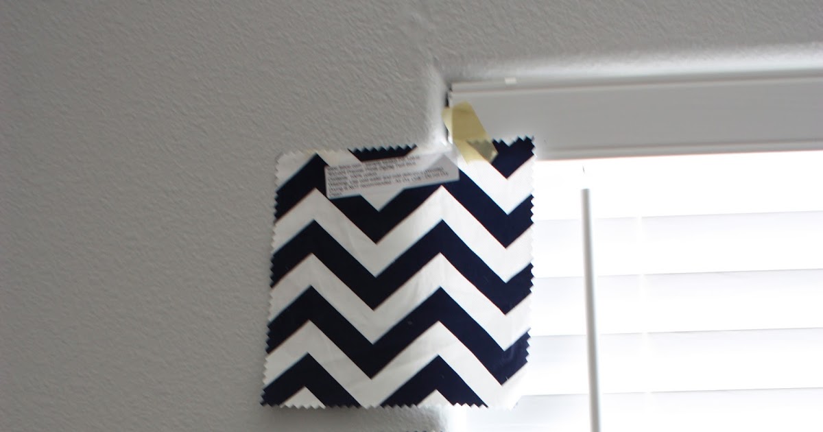 Love Life and My Journey Nursery {DIY Chevron Curtains}
