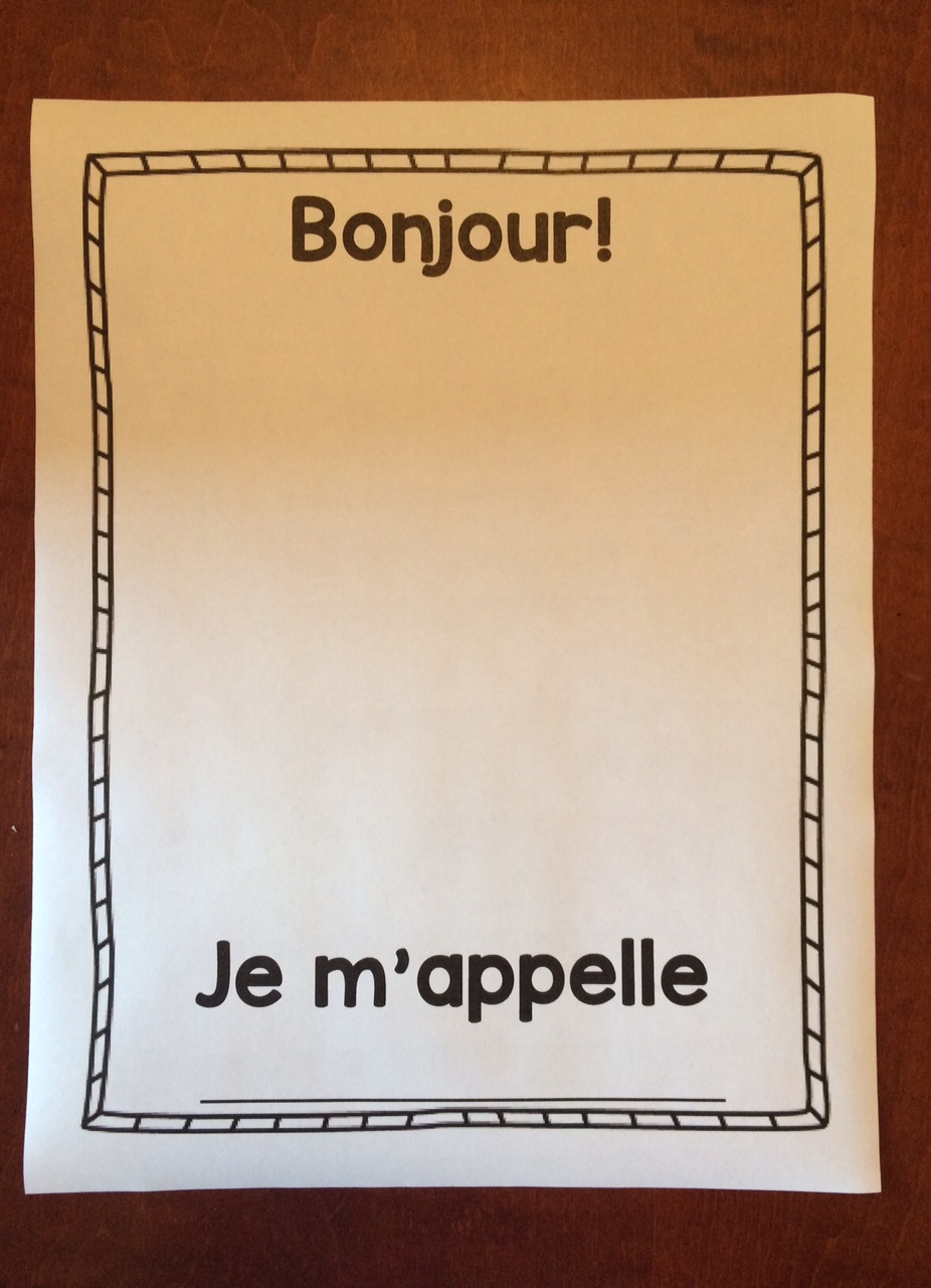 Back to school Primary French Immersion Resources