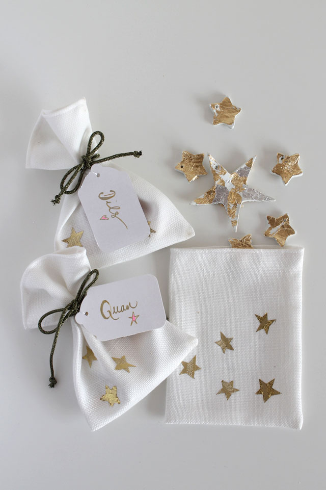 DIY fabric gift bags (two ways) Lotts and Lots Making the