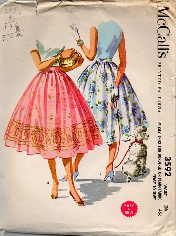 ADORED VINTAGE How To Wear A Vintage Circle Skirt Style Notes
