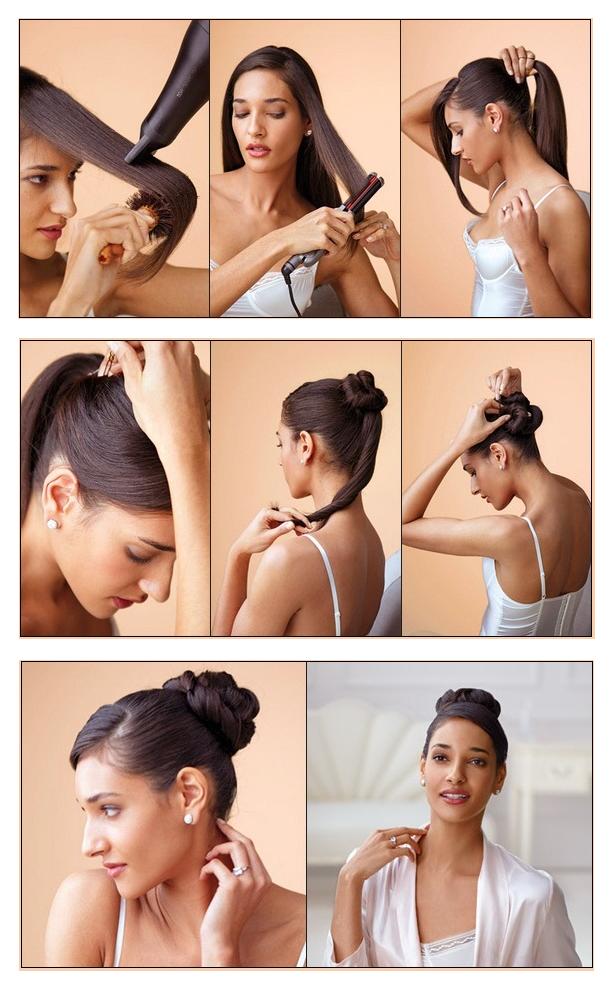 New Short Hair Styles The Top Knot Hair Tutorial