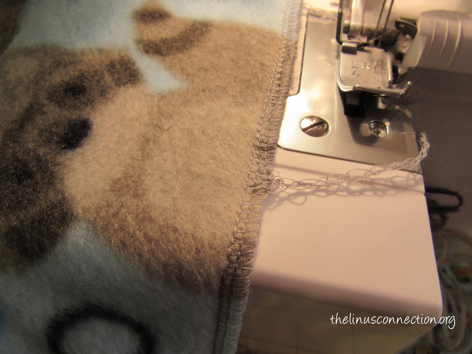 The Linus Connection Two Ways to Make a Single Layer Fleece Blanket
