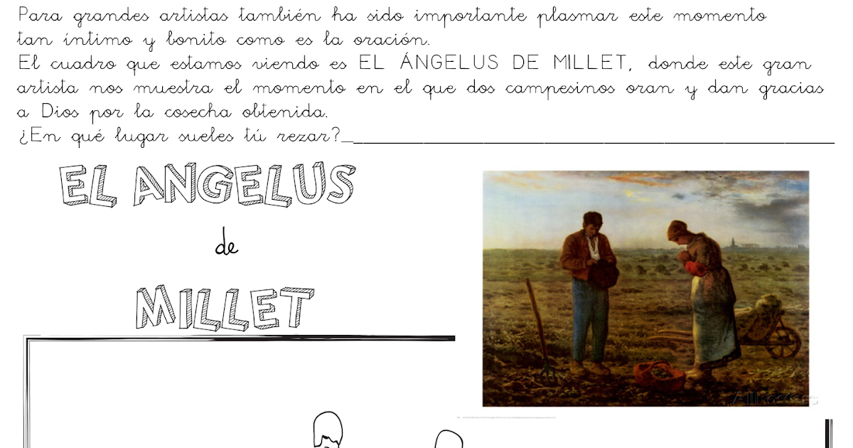 Si quieres aprender, ENSEÑA. La Oración y el Ángelus de Millet