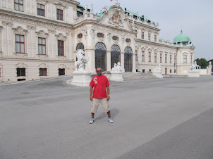 At Belvedere  Palace(upper) in Vienna.