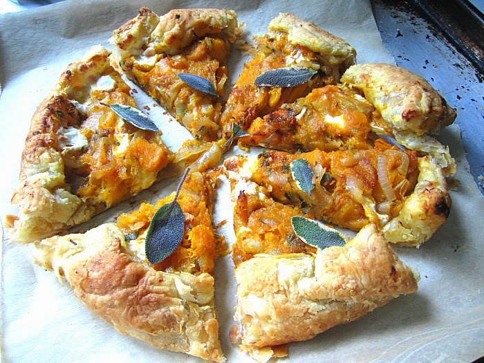 Butternut Squash & Caramelized Onion Galette