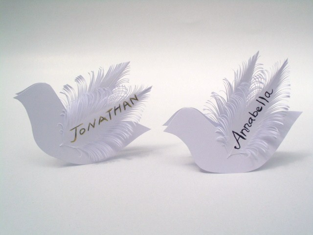 Dove Place Card