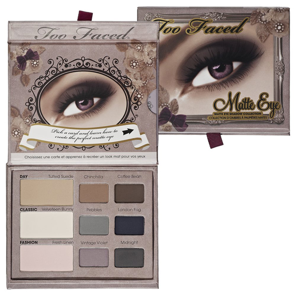 City Love New Release Too Faced Matte Eyeshadow Palette