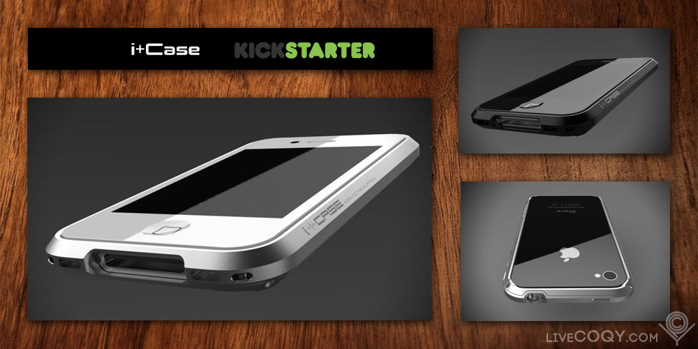 LiveCoqy i+Case (kickstarter) iPhone 4 / 4S case [use]