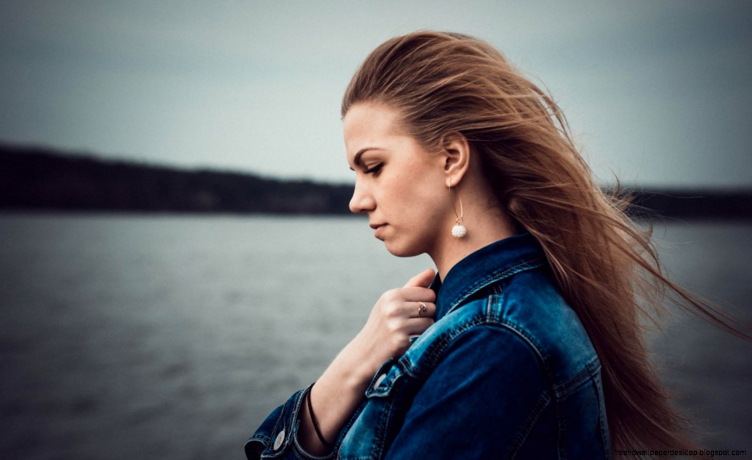 Girl Profile Lake Mood HD Wallpaper FreeWallsUp Girl Profile Lake Mood HD Wallpaper FreeWallsUp