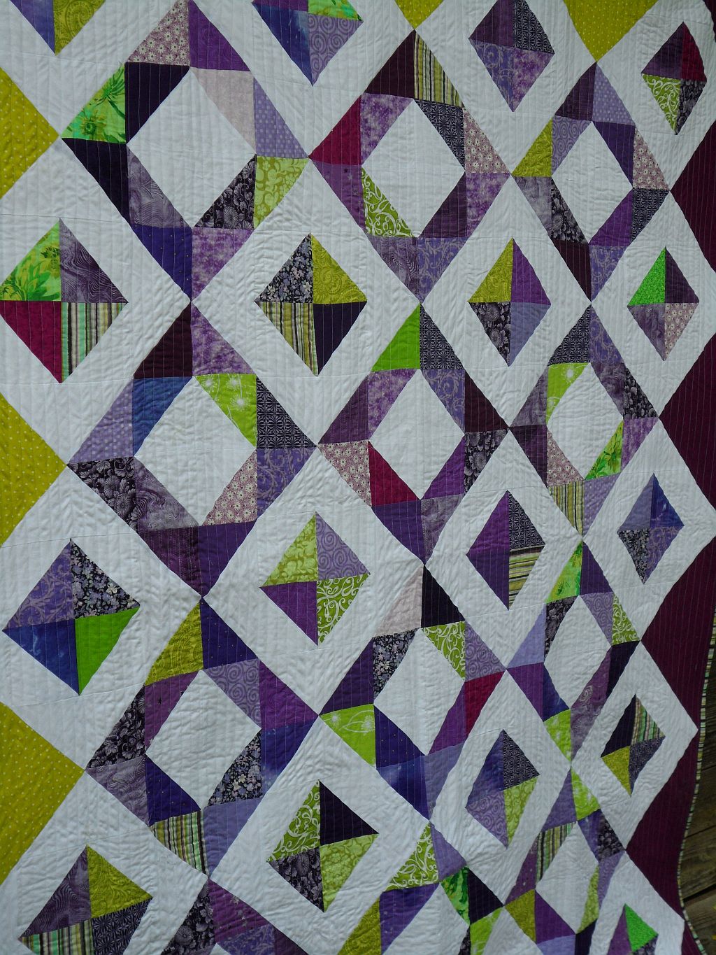 Blueberry Patch Quilt for a friend...