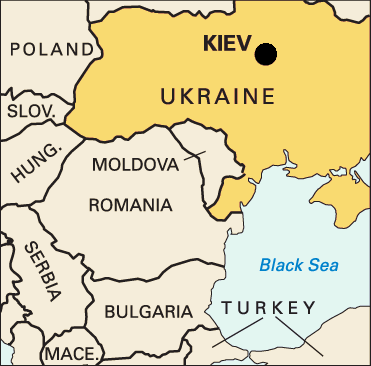 Kiev Russia Map Kiev Russia Map