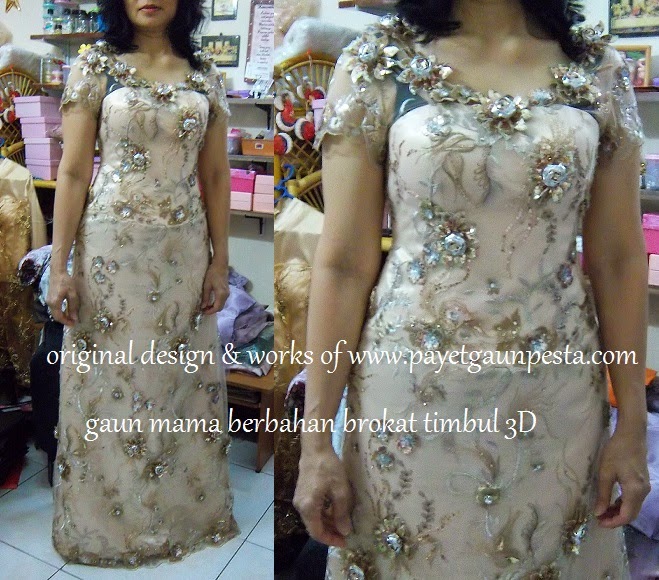 Payet Gaun Pesta Desain Baju Pesta, Kebaya Modern dan