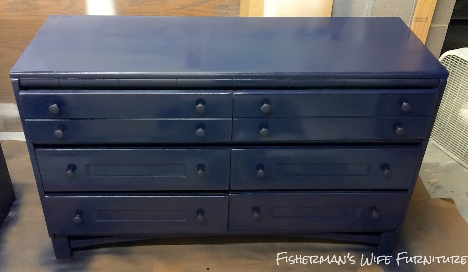 navy dresser nursery