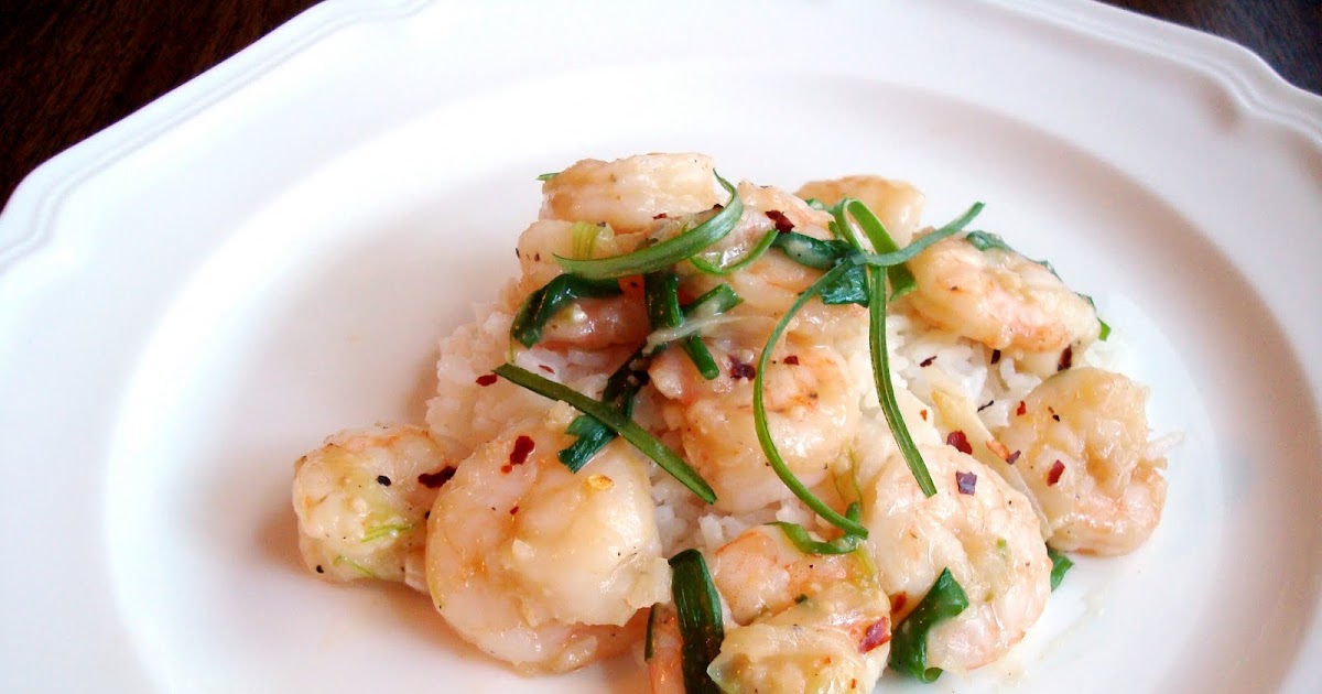 Ommy Noms Scallion and Garlic Shrimp