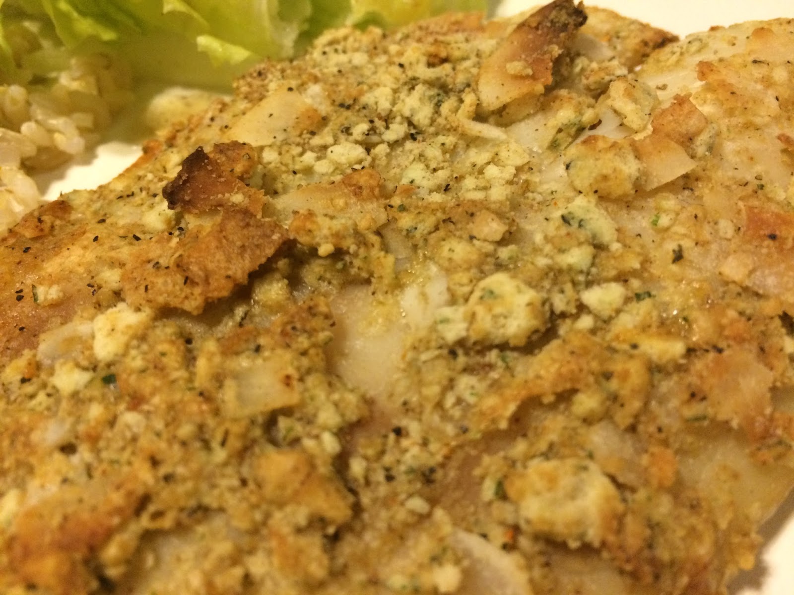 I V E Y D E E Foodie in the Kitchen Crispy Baked Coconut Tilapia