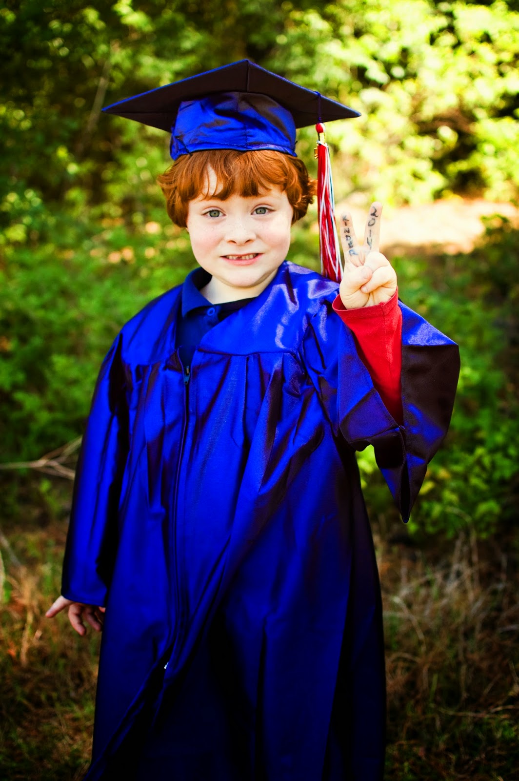 Choosing Joy Today: Noah's Kindergarten Graduation Pictures
