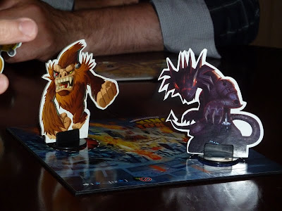 King of Tokyo - Two charachters from the game