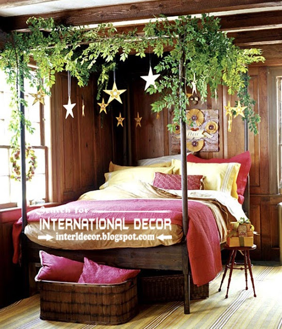 Christmas decorations for bedroom 2015 in new year, Christmas bedroom decor