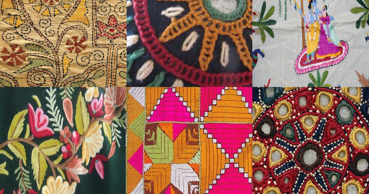 Hastkala The Artvilla of India Indian Traditional Embroideries