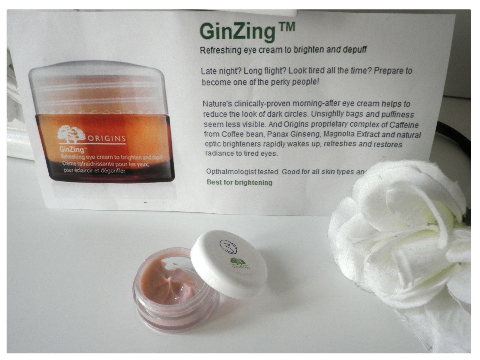 Origins GinZing Eye Cream Review Slurp Social