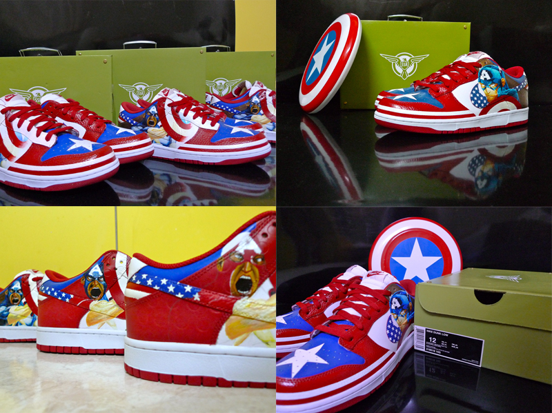 chaussures Captain America