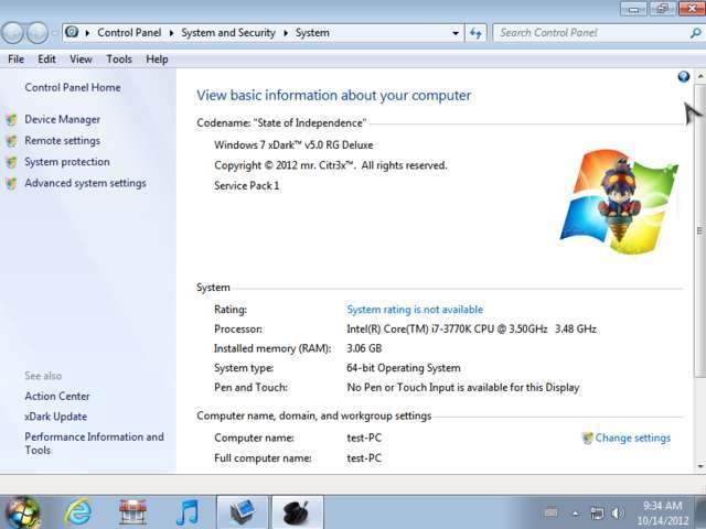 Windows 7 xdark deluxe v.5.2 Windows 7 xdark deluxe v.5.2