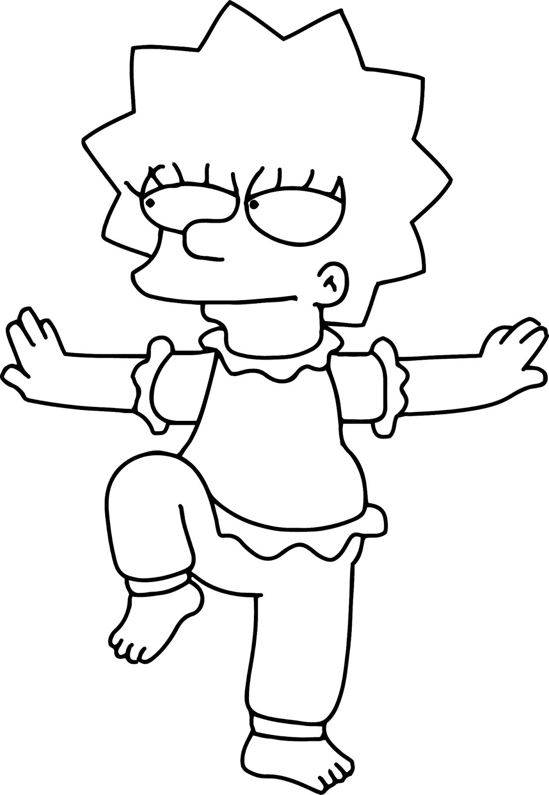 Featured image of post Dibujos De Lisa Simpson Para Colorear Lisa es una precoz activista de 8 a os