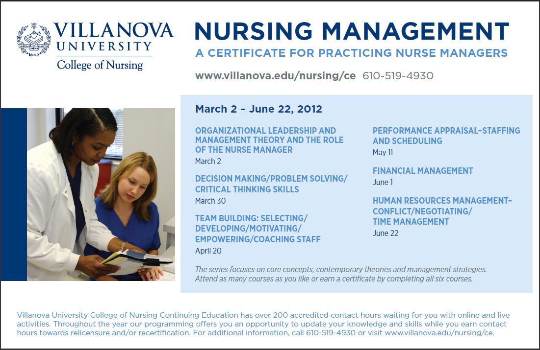 Nursing Nurse And Skills On The Management