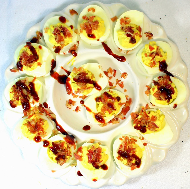 52 Ways to Cook BACON BBQ Ranch Deviled Eggs 52 Church PotLuck Dishes