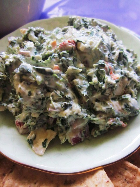 Homespun With Love: Recipe Wednesday: Spinach & Kale Greek Yogurt Dip